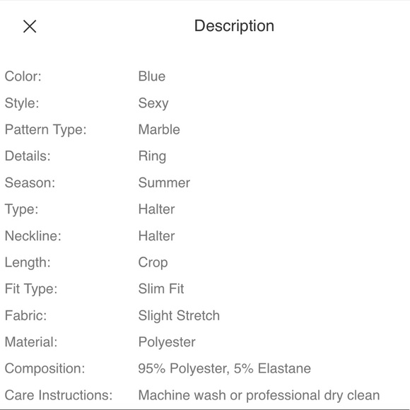 Printed halter top - Picture 6 of 6